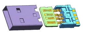 USB双面插