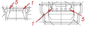 引脚顺序(左侧为Plug,右侧为Receptacle 3 引脚顺序(左侧为Plug,右侧为Receptacle 3