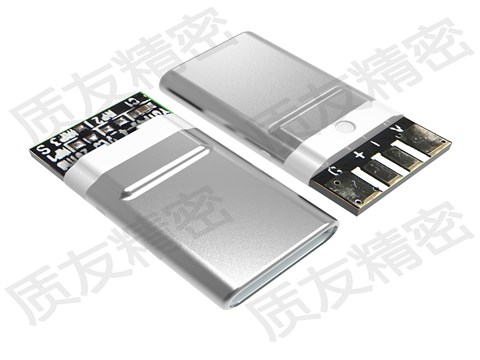 TYPE-C 插头 YUTP49-4 4焊点